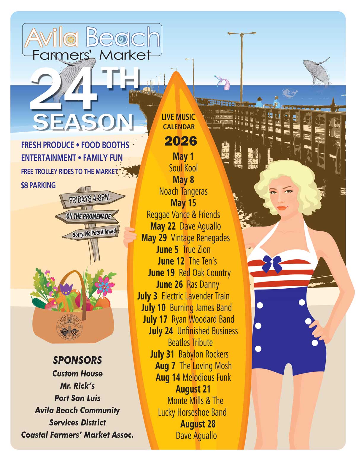Avila Beach Farmers Market Season 2026